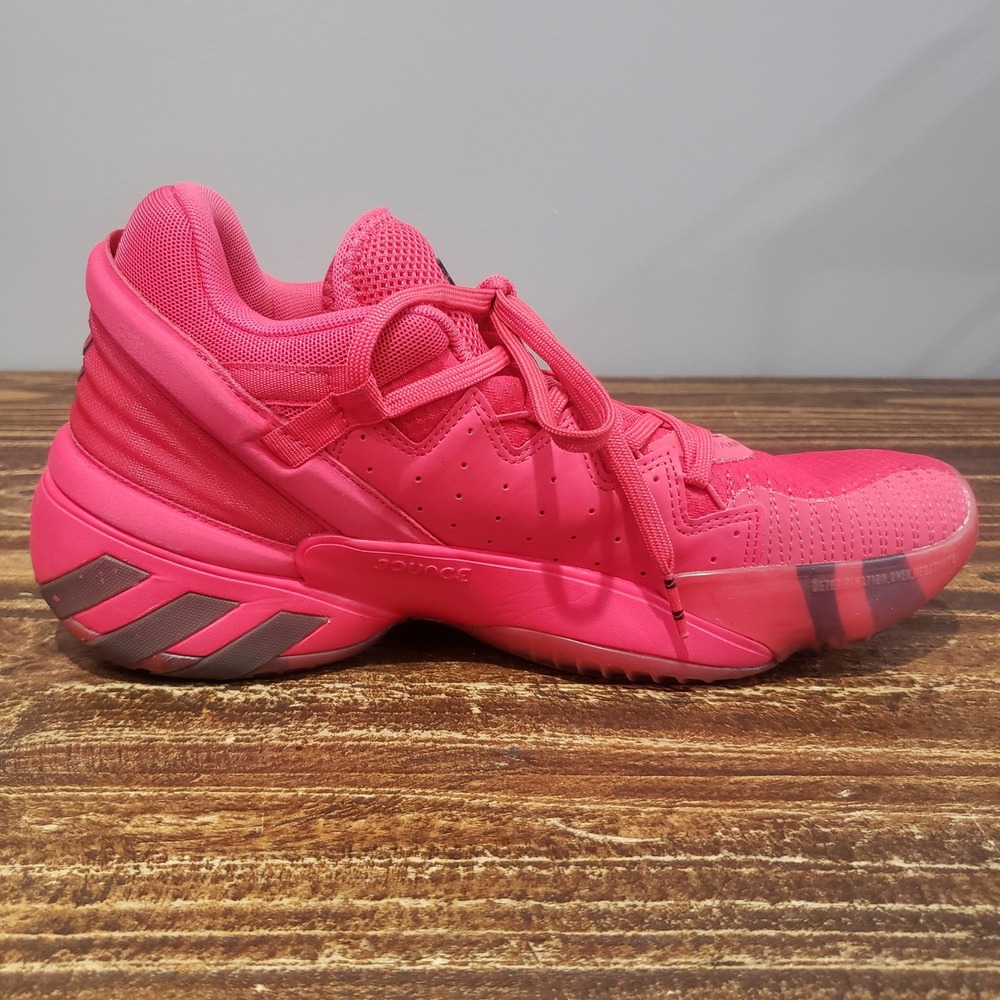 Adidas Basketball Shoes Mens 10 D.O.N. Issue 2 Crayola Pink Excellent FV8961